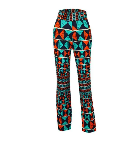 African Print Lagina Jacket and Pant Set