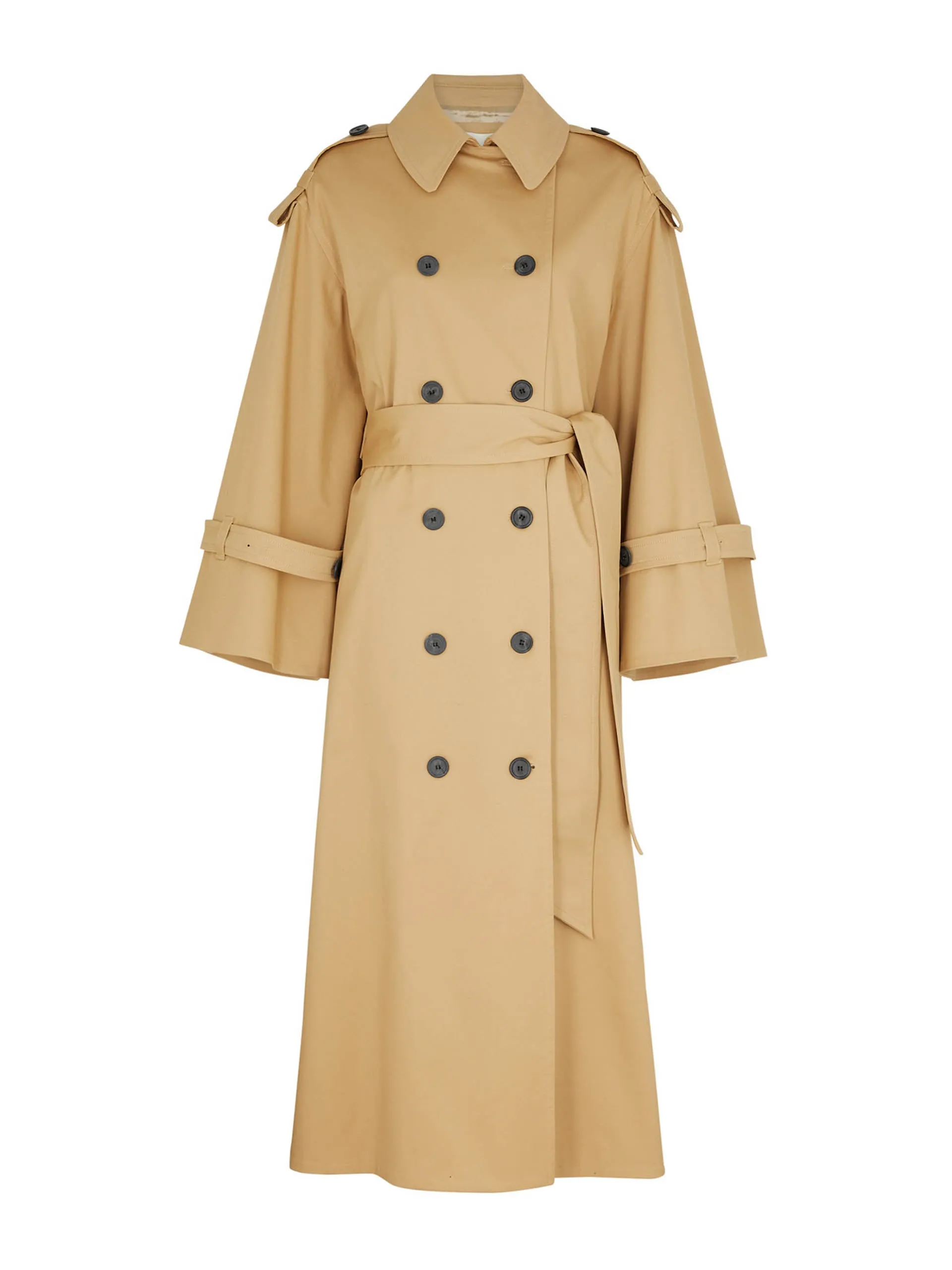 Alanis stretch-cotton trench coat