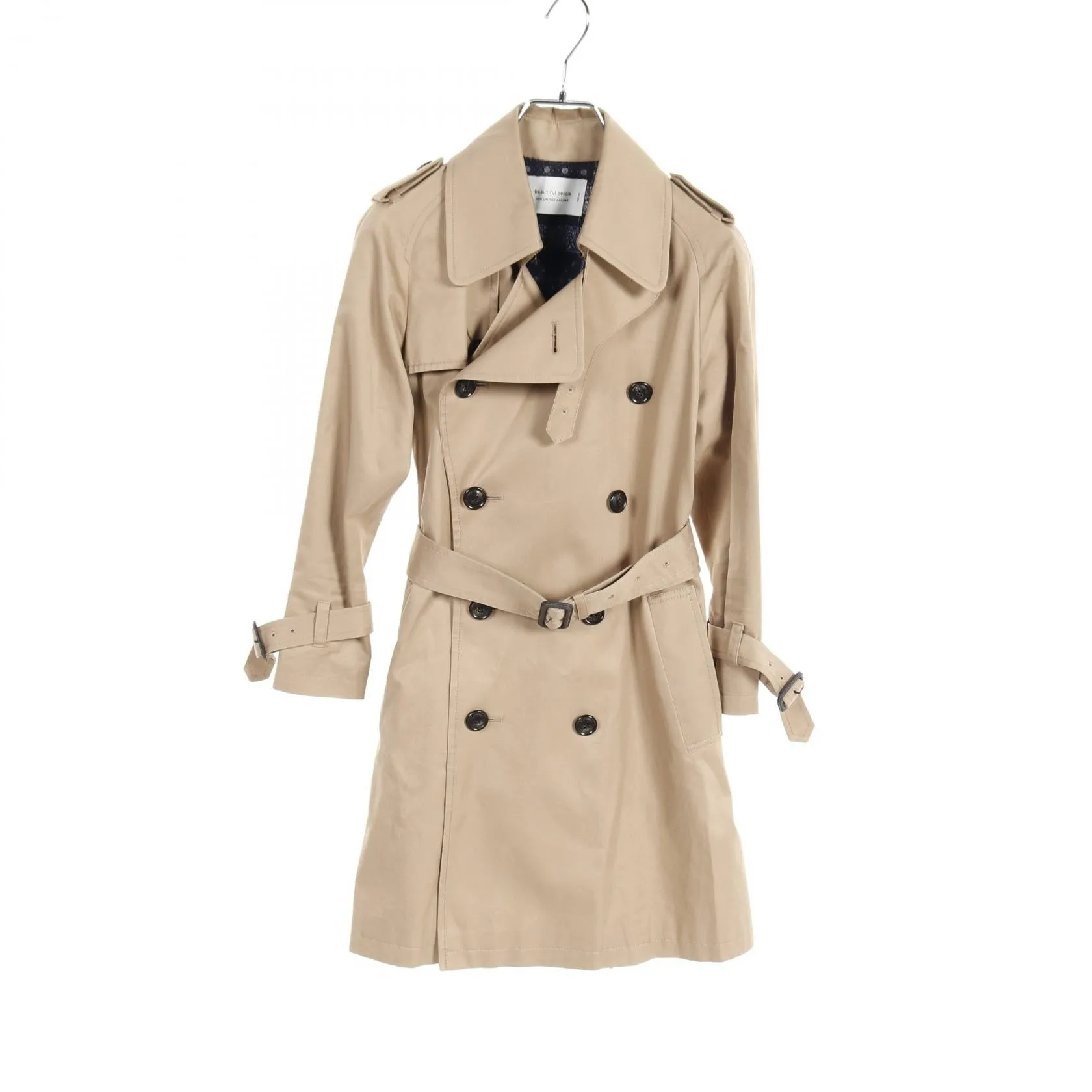 Beautiful People Cotton Trench Coat Beige