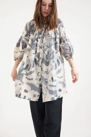 Casey Casey - 3BY3 Shirt - Light Print Blotch - Grey