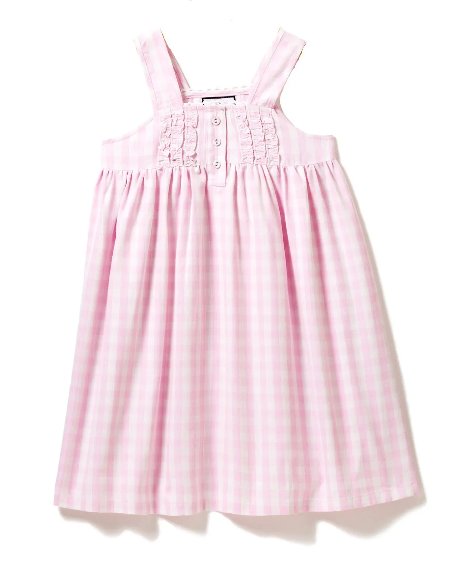 Charlotte Nightgown - Light Pink Gingham