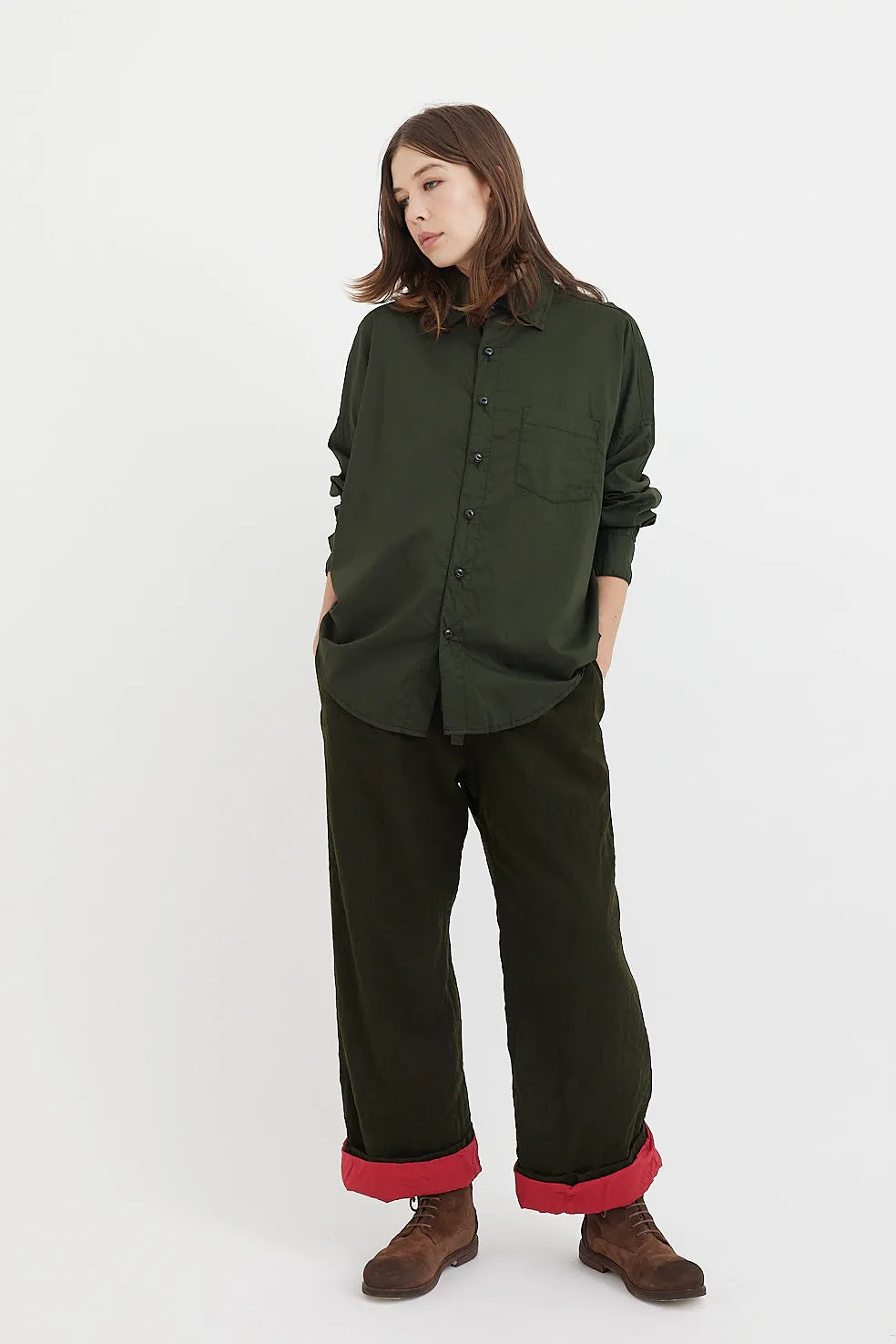 Chez Vidalenc - AXL Shirt - Dark Khaki