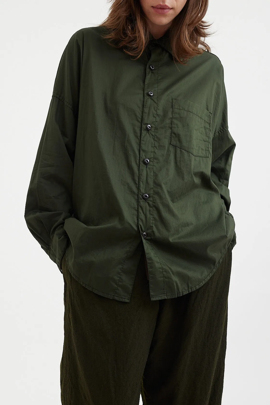 Chez Vidalenc - AXL Shirt - Dark Khaki