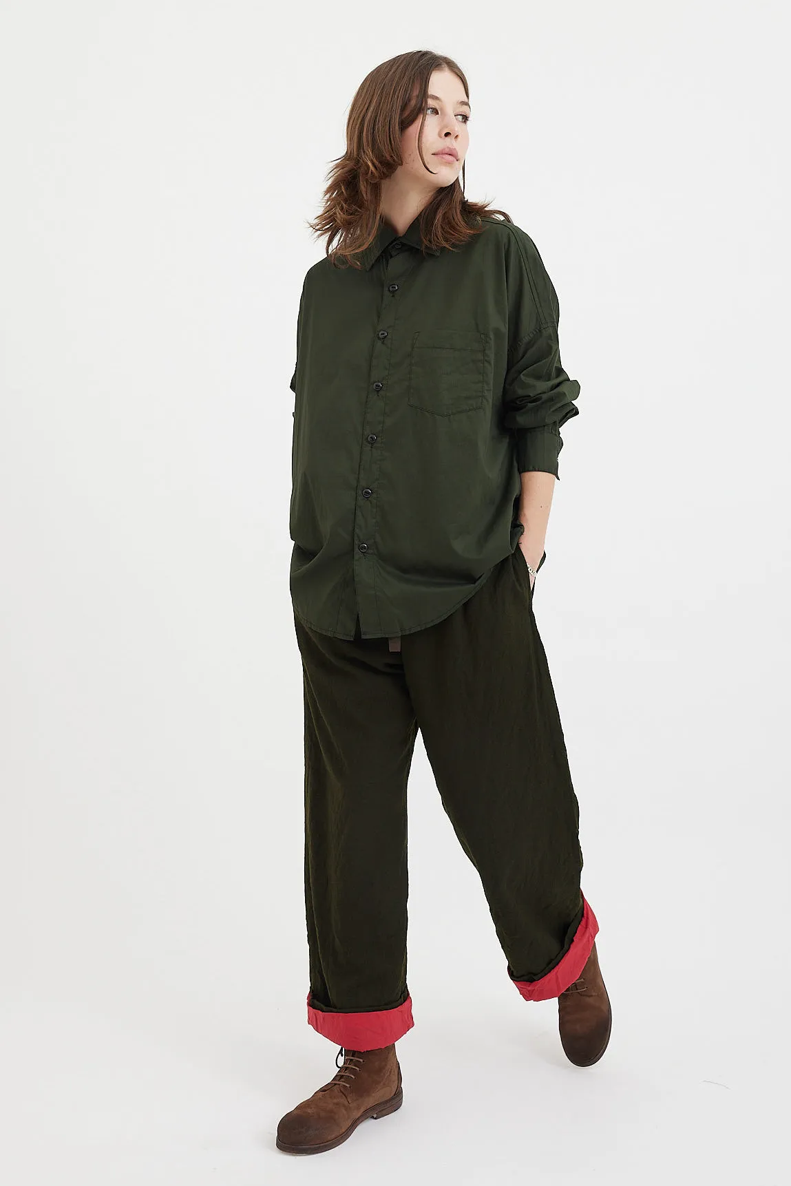 Chez Vidalenc - AXL Shirt - Dark Khaki