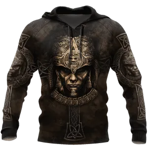 Design File Of Aztec Mexican Unisex Shirts, 3D All Over Print Aztec Hoodie Shirt, Pride Mexican