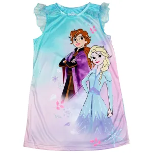 Disney Frozen II Anna & Elsa Youth Nightgown