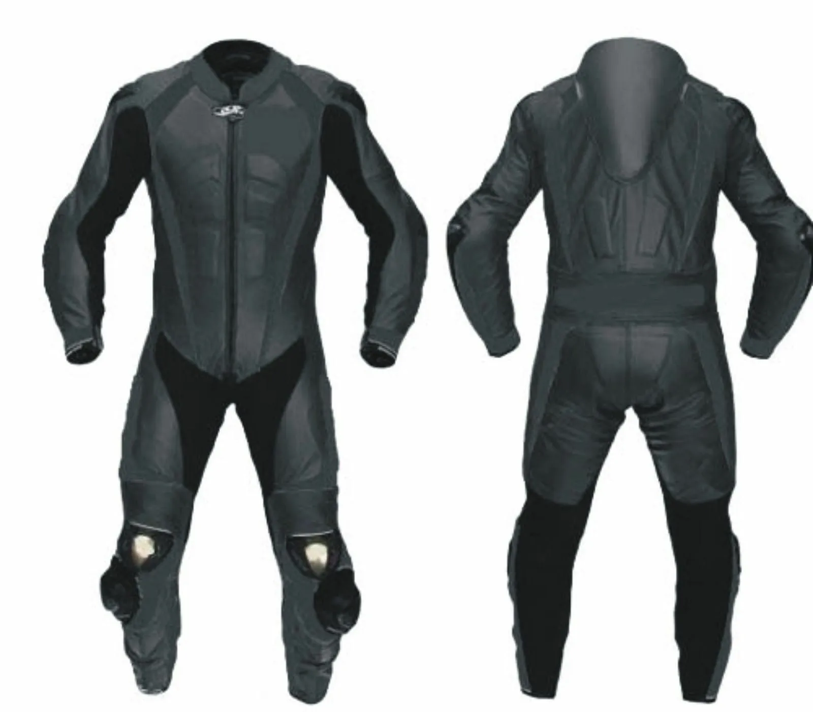 EXO BLACK MEN MOTORCYCLE LEATHER RACING SUIT