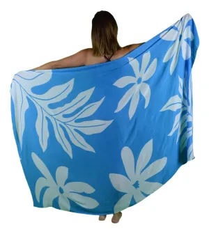 Floral Sarong | Blue Sarong | Sarong Cover up | Pareo