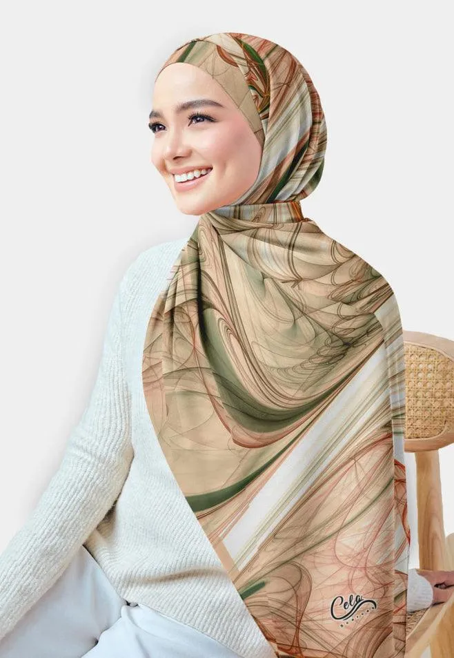 Gamila Printed Chiffon Hijab