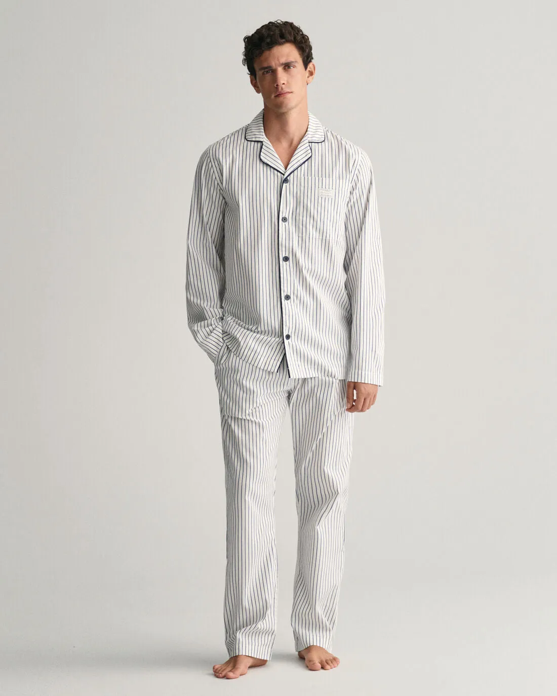 GANT - Striped Pyjama Set, Eggshell