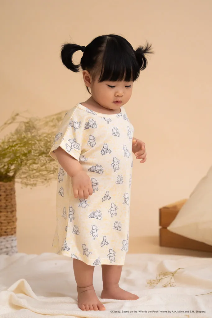 Girl's Nightgown - Yellow Hunny Pooh