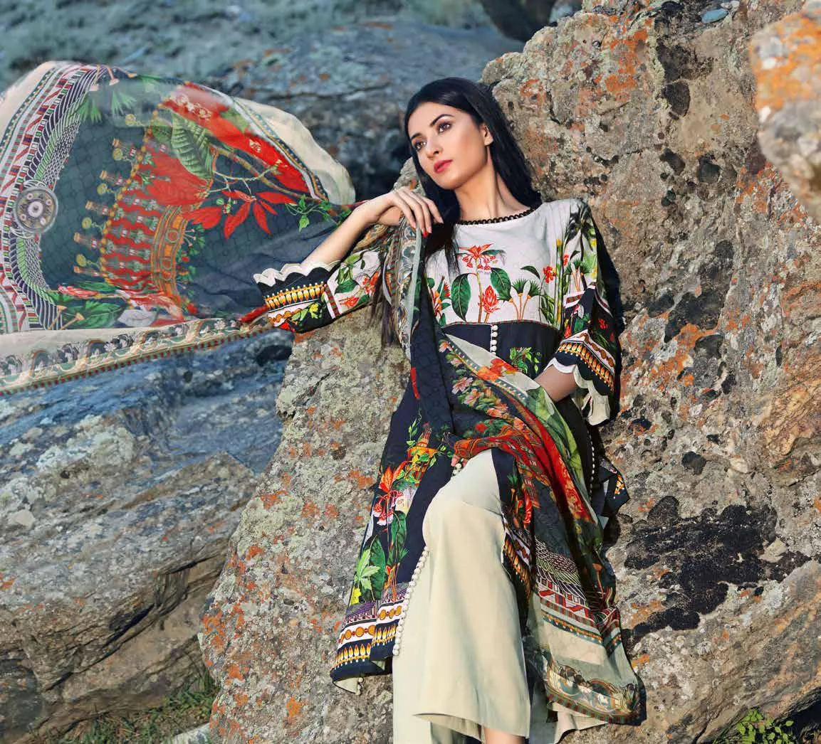 Gul Ahmed Winter Collection 2019 – BM-136