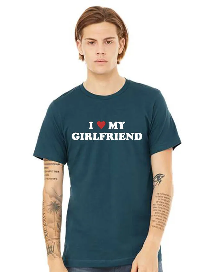 I Love My Girlfriend , I Love My Boyfriend Tshirt, I Heart My Boyfriend,I Heart My Girlfriend,Valentine's Day Shirt,Valentine Gift