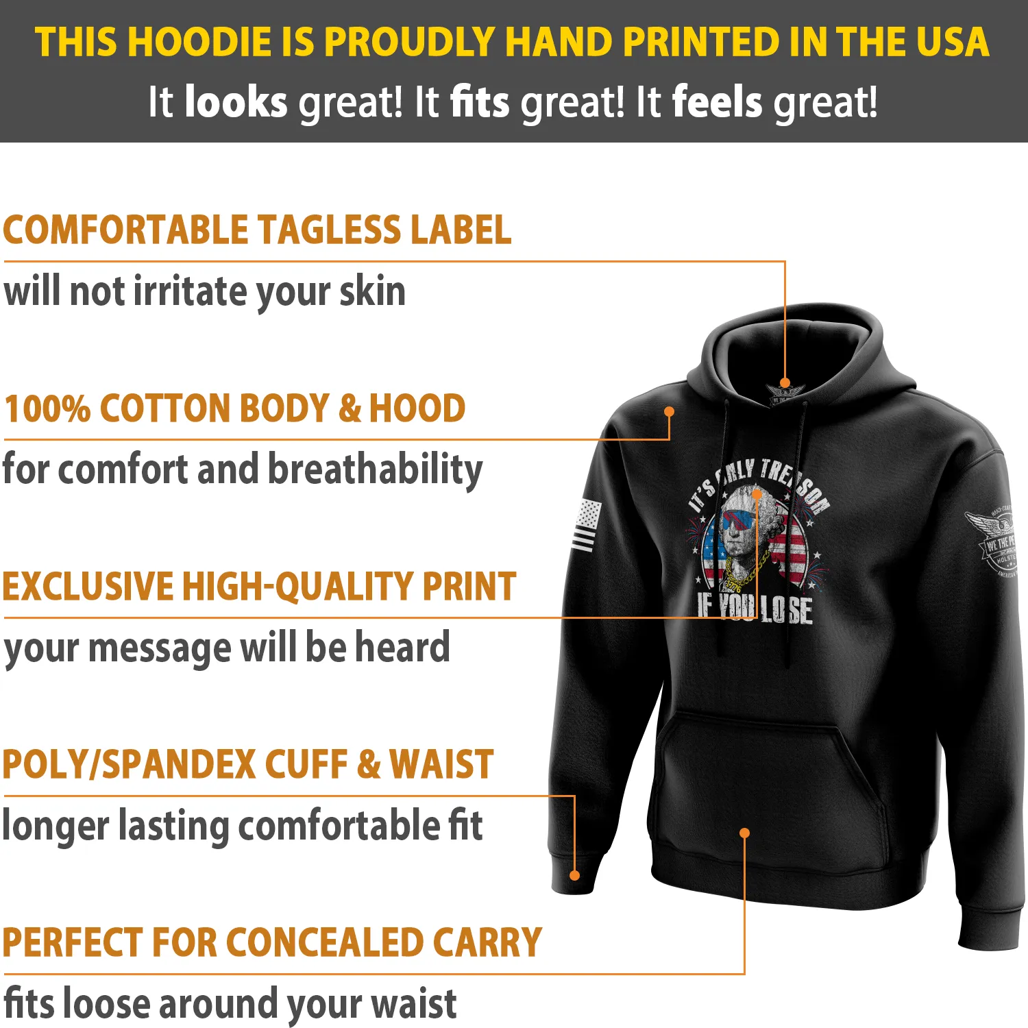 It's Only Treason If You Lose Hoodie