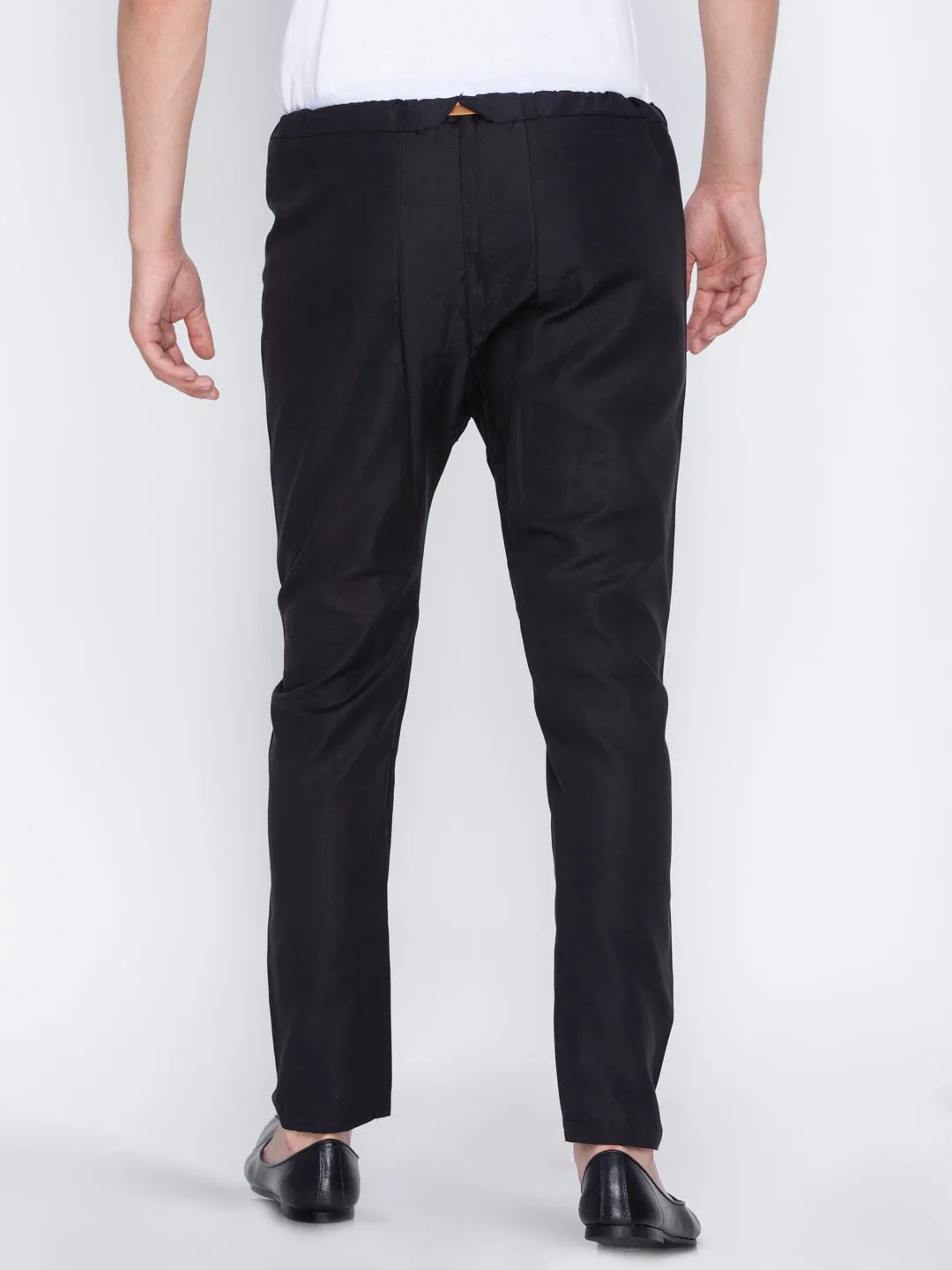 Jashvi Men's Black Cotton Pyjama