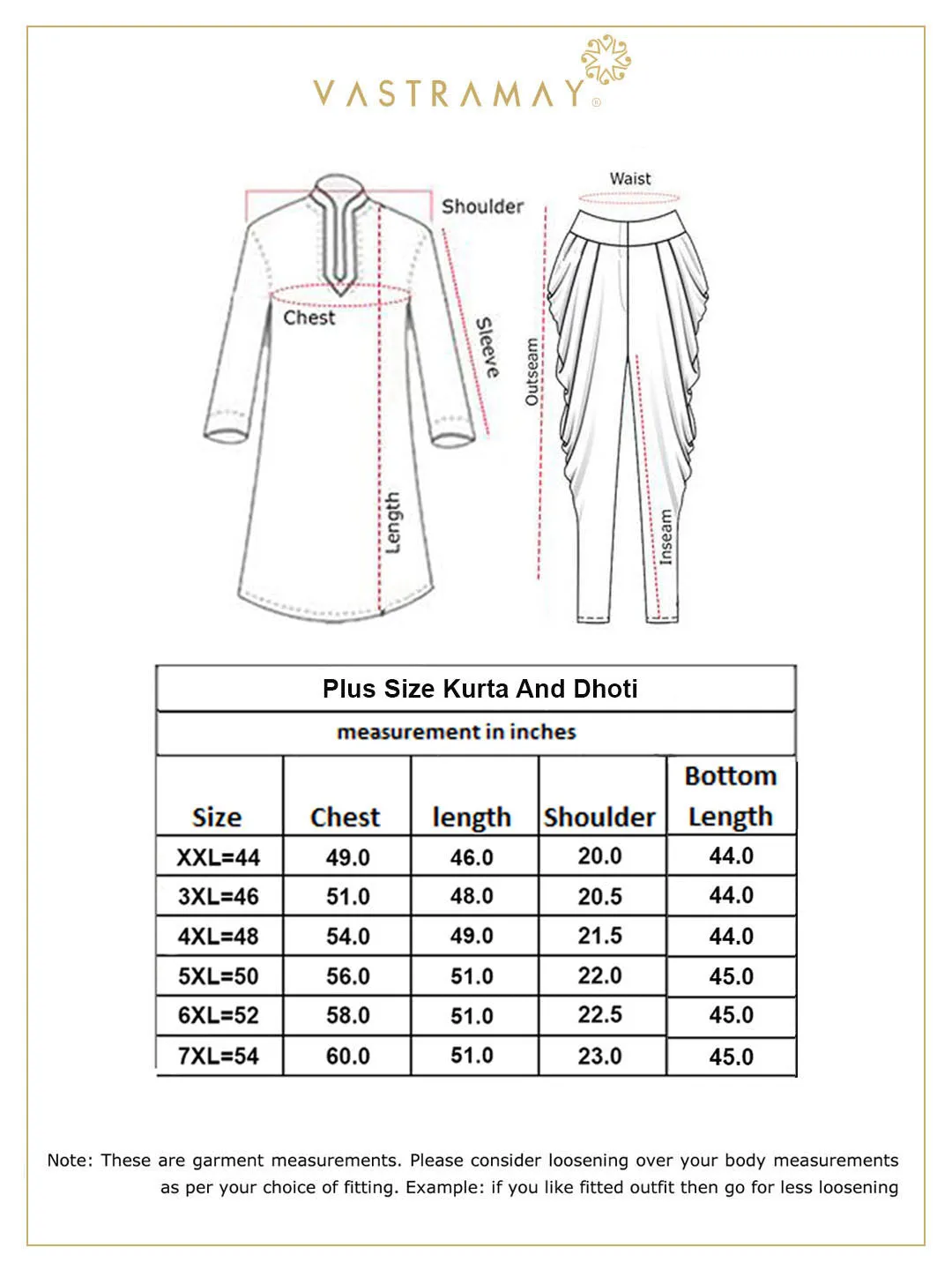 Jashvi Men's Plus Size Aqua Blue Woven Kurta And Rose Gold Dhoti Set