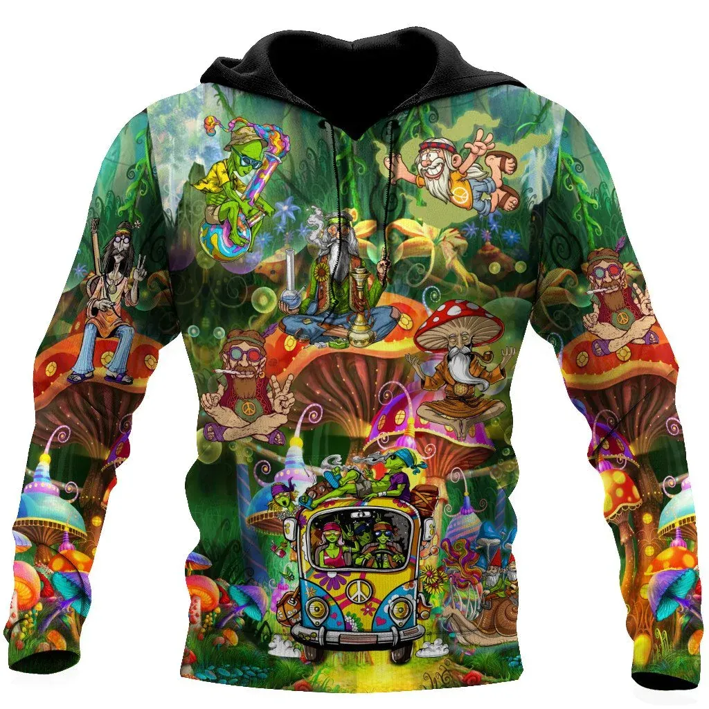 Life Of Hippie Guys 3D Hoodie For Men And Women, Funny Hippie Hoodie