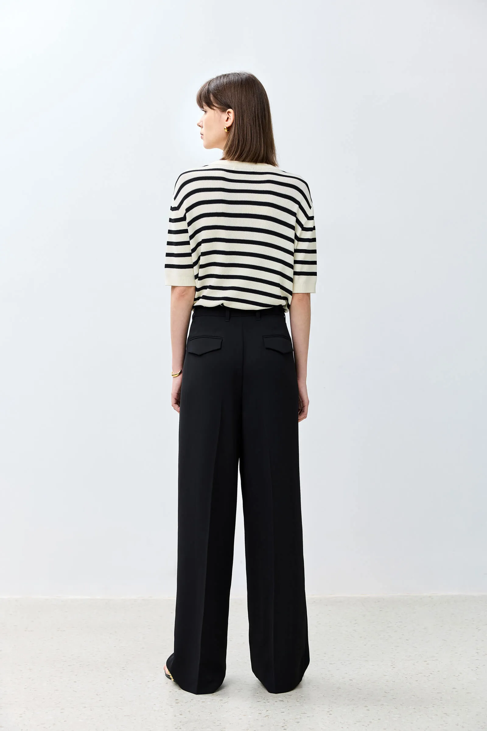 LILY Relaxed Straight Slim Casual Pants