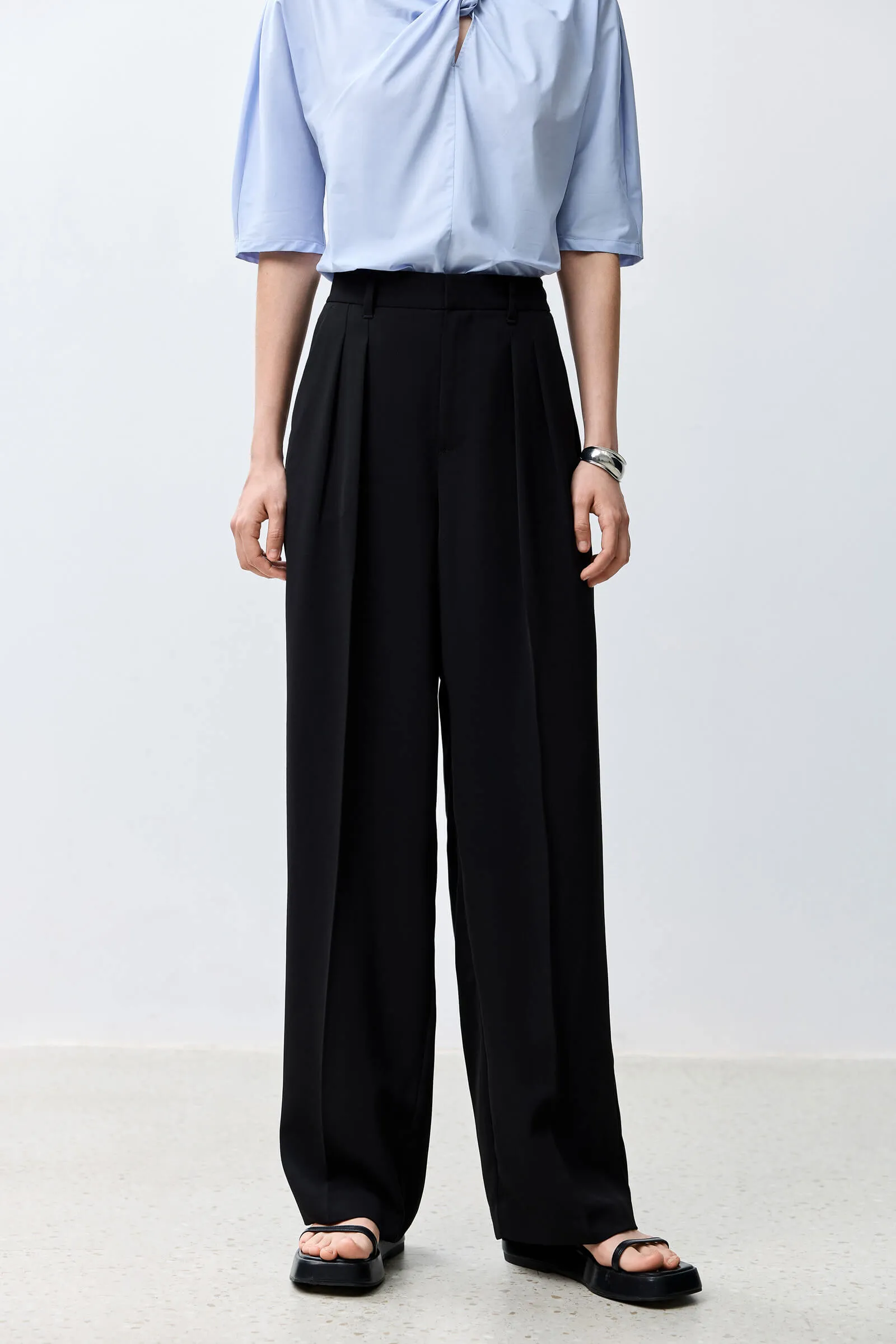 LILY Relaxed Straight Slim Casual Pants