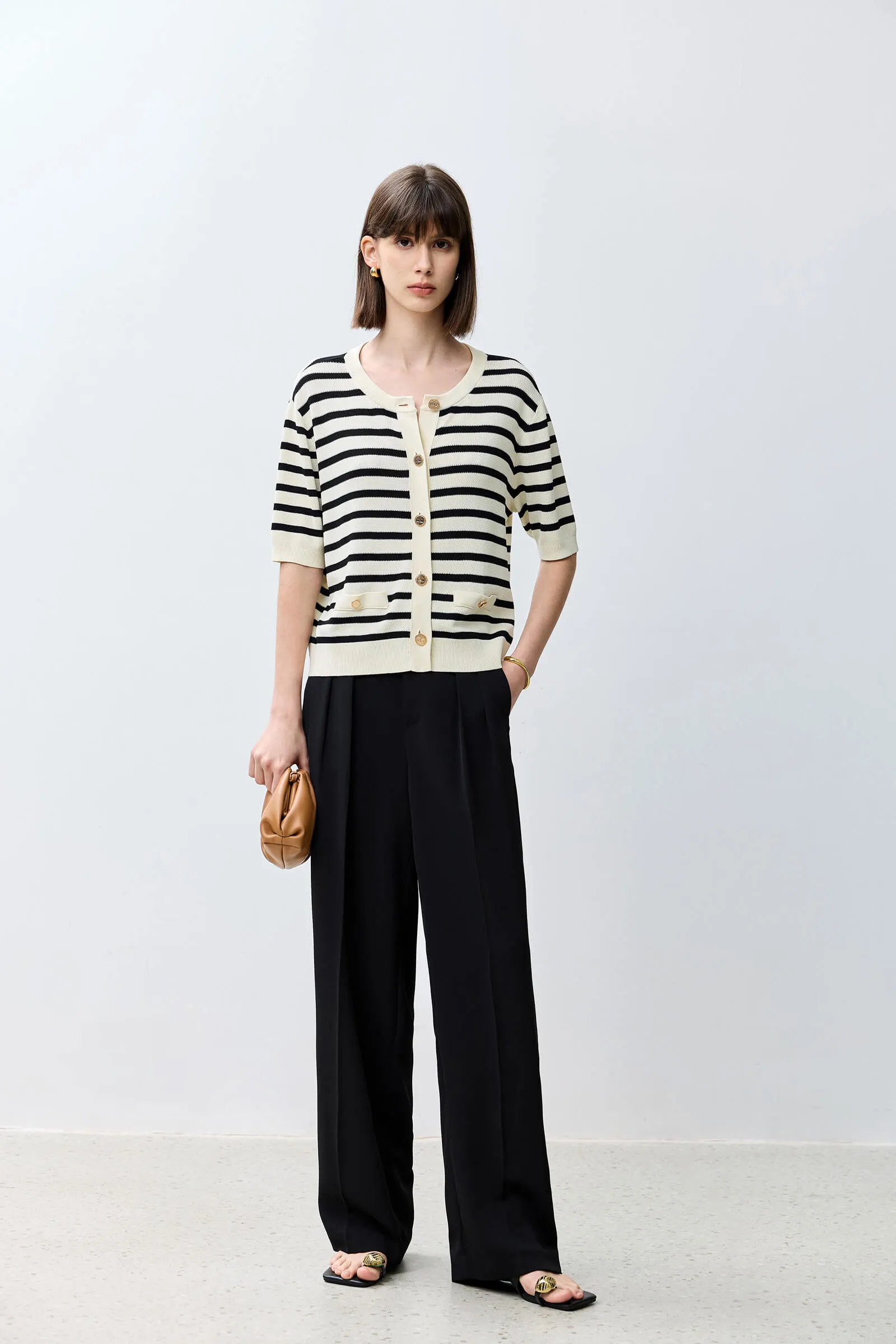 LILY Relaxed Straight Slim Casual Pants