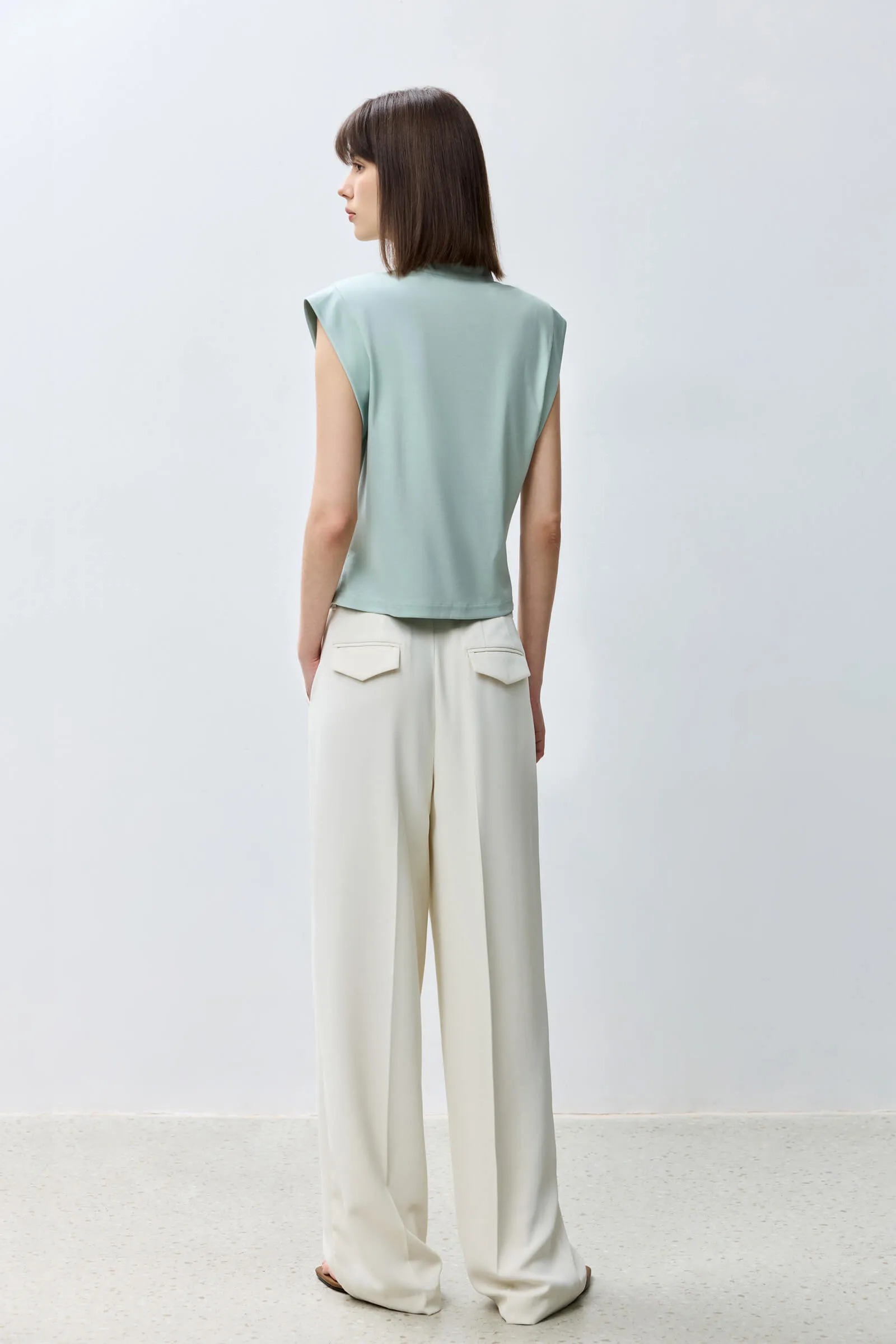 LILY Relaxed Straight Slim Casual Pants