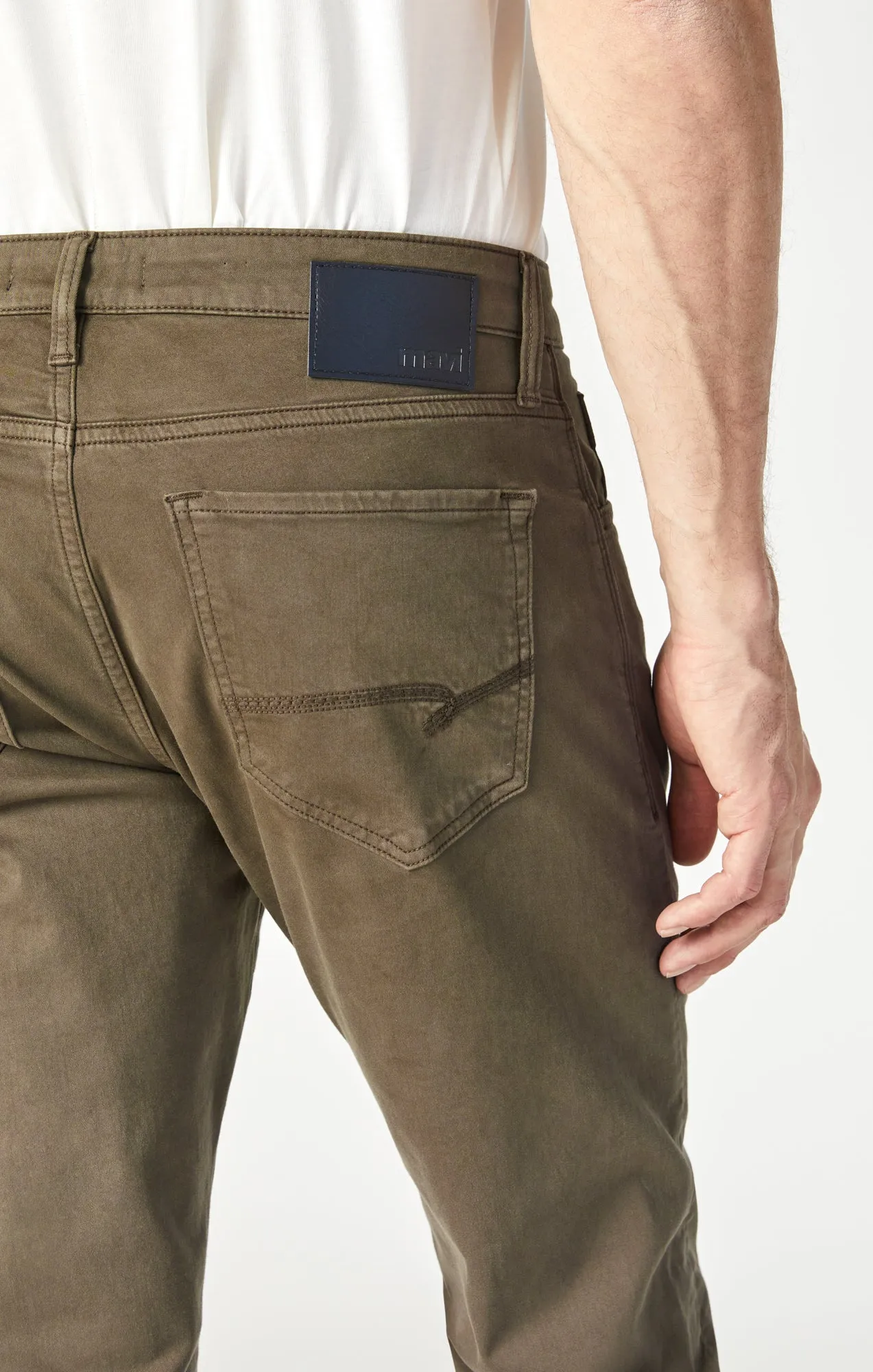 MARCUS SLIM STRAIGHT LEG IN CAPERS TWILL