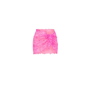 Mini Mesh Sarong - Rose Quartz