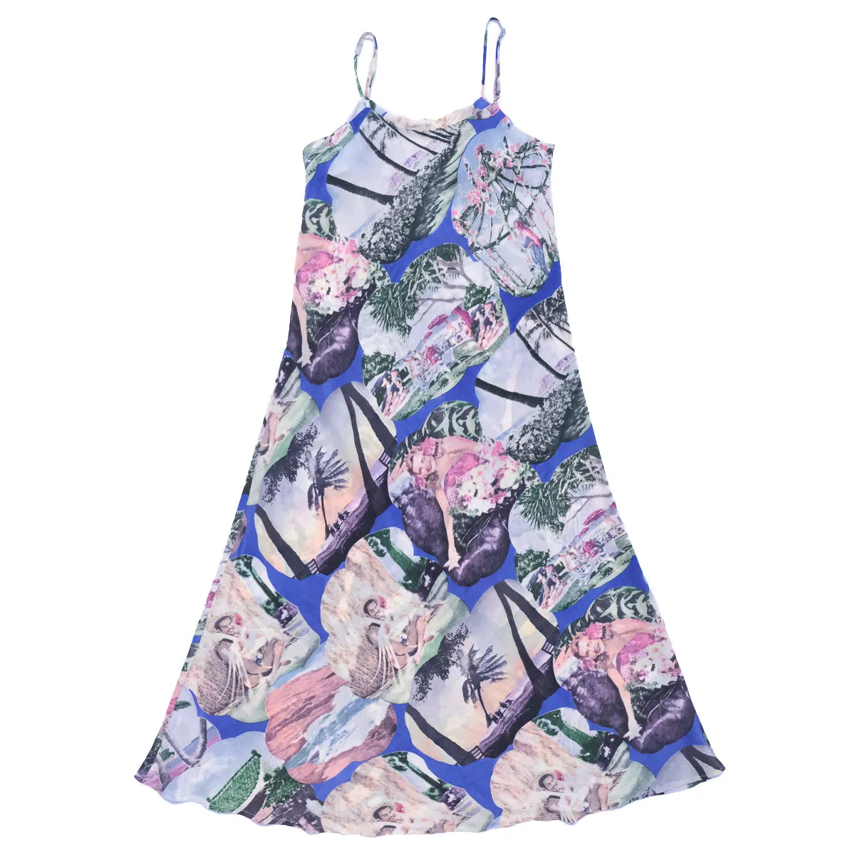 Nostalgia (Slip Dress) - Blue