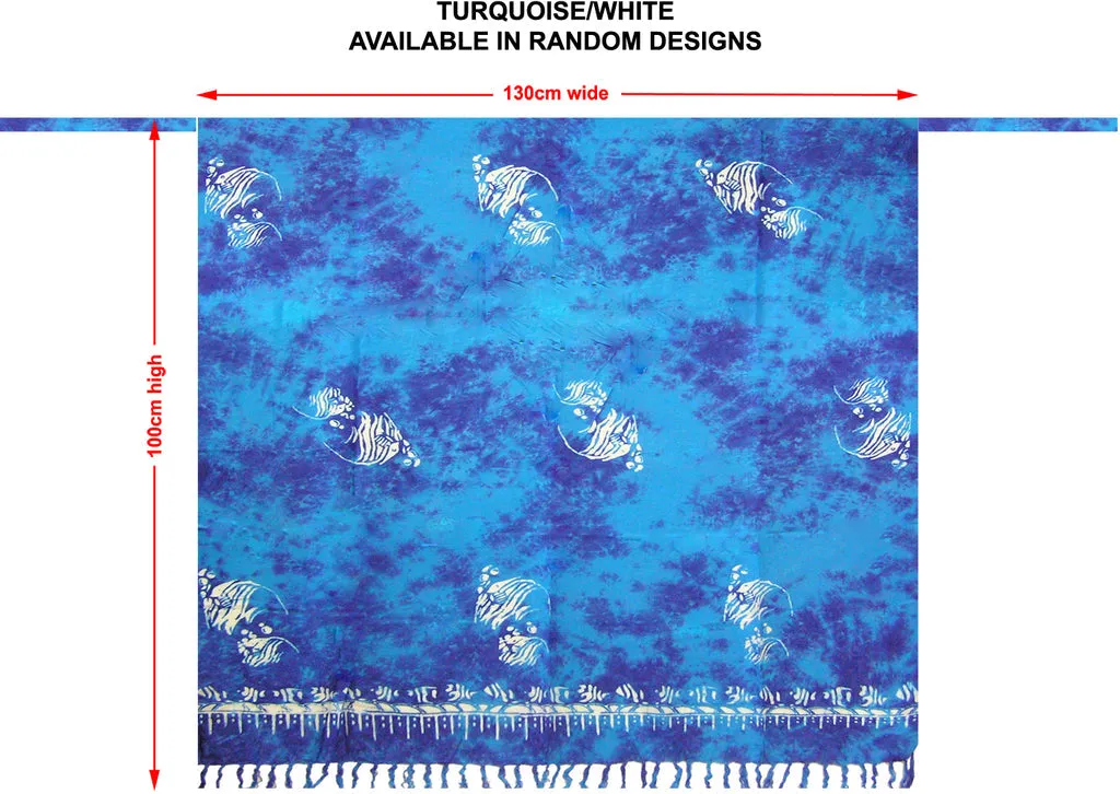 Rayon Sarong Long Bikini Ties Batik, More Colours