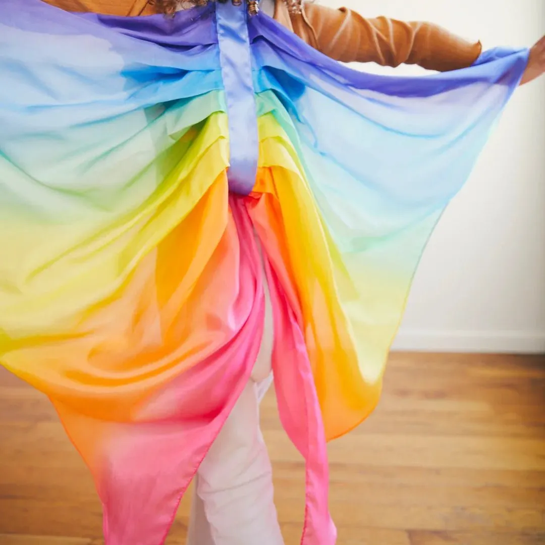 Silk Rainbow Fairy Wings