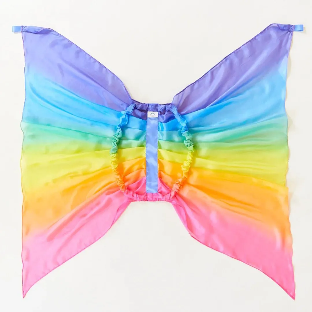 Silk Rainbow Fairy Wings