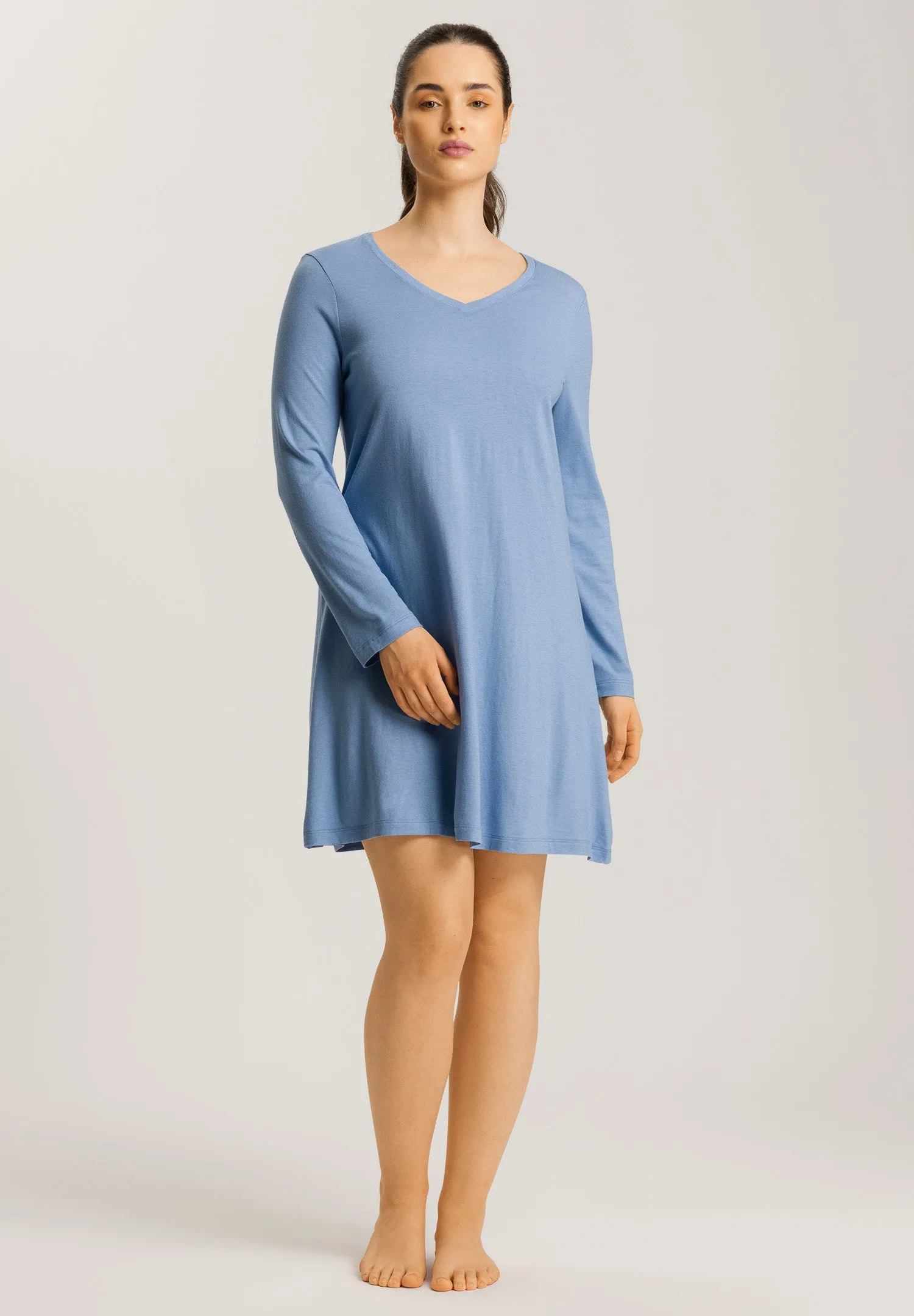 Sleep And Lounge TENCEL™ and Cotton Nightgown | Endless Blue 74847-2533