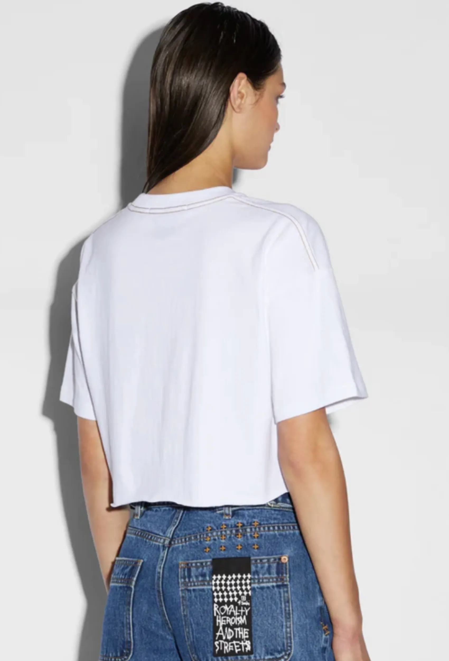 SOTT TAN OG G CROP TEE (White)