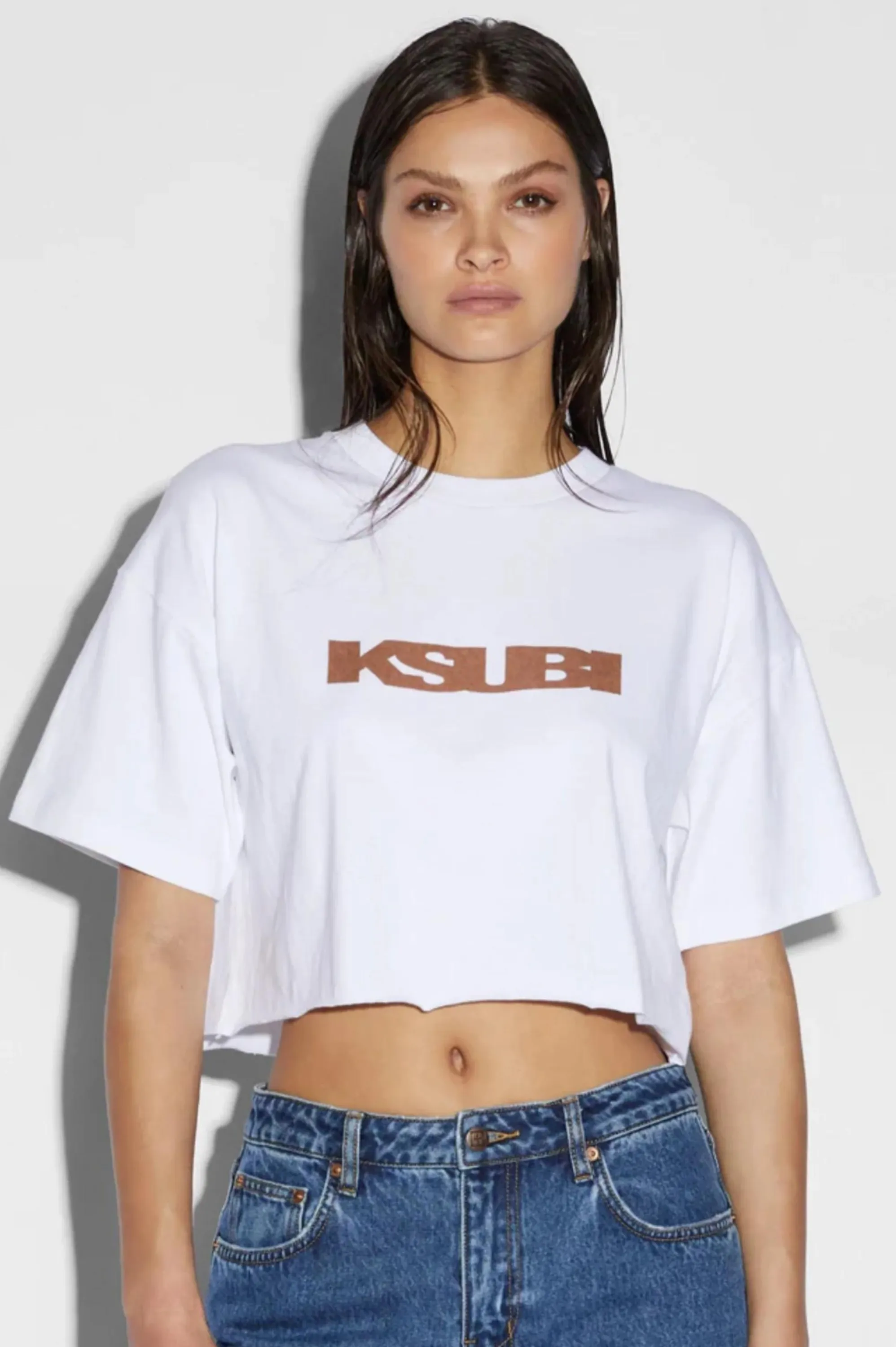 SOTT TAN OG G CROP TEE (White)