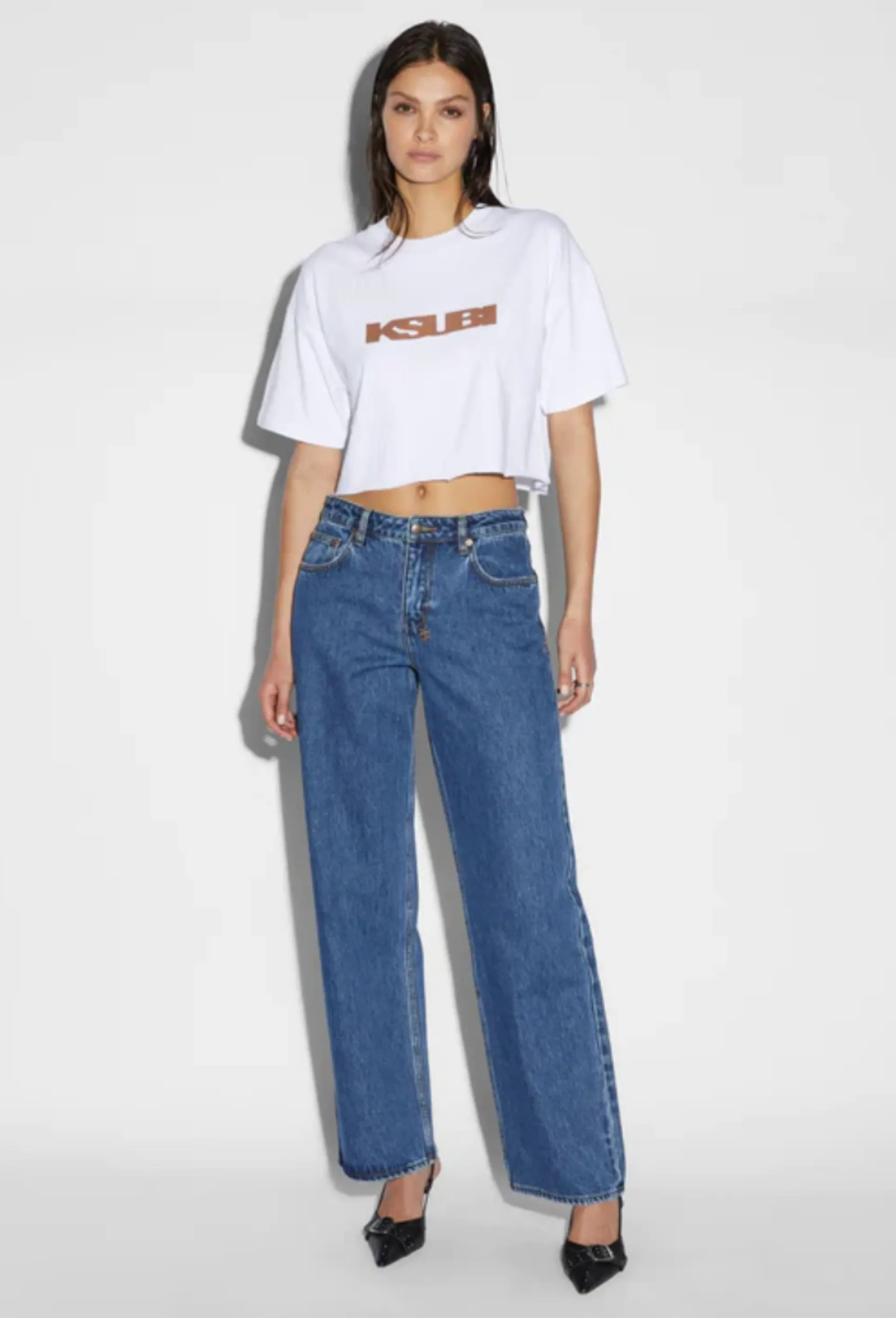 SOTT TAN OG G CROP TEE (White)