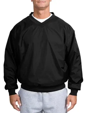 Sport-Tek - Nylon V-Neck Wind Shirt.  JP72