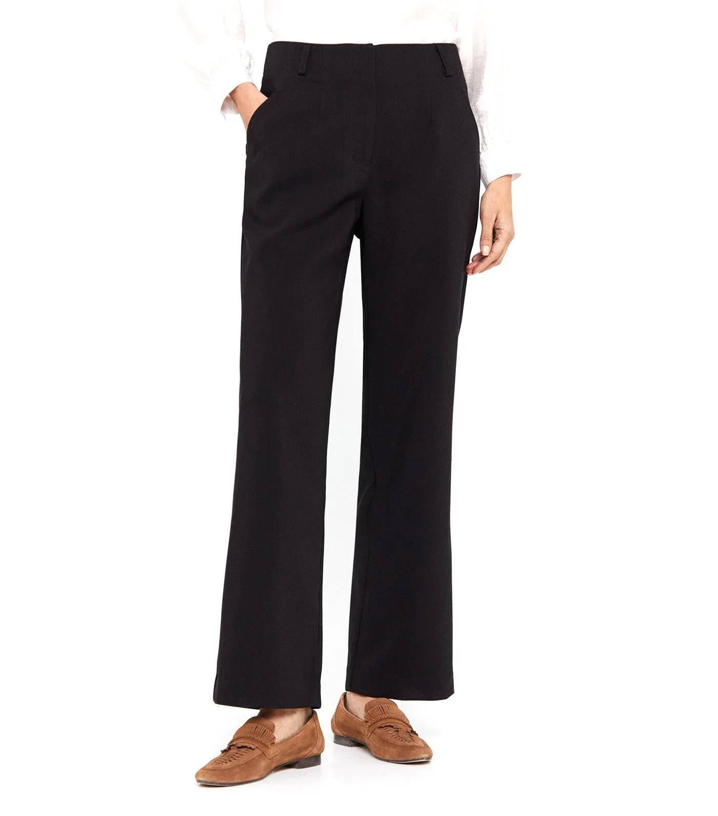 Straight Dress Pants Black