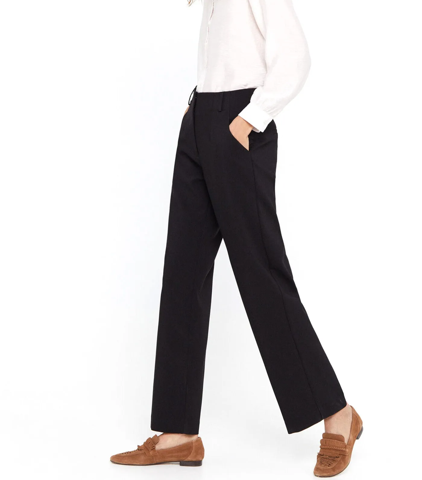 Straight Dress Pants Black