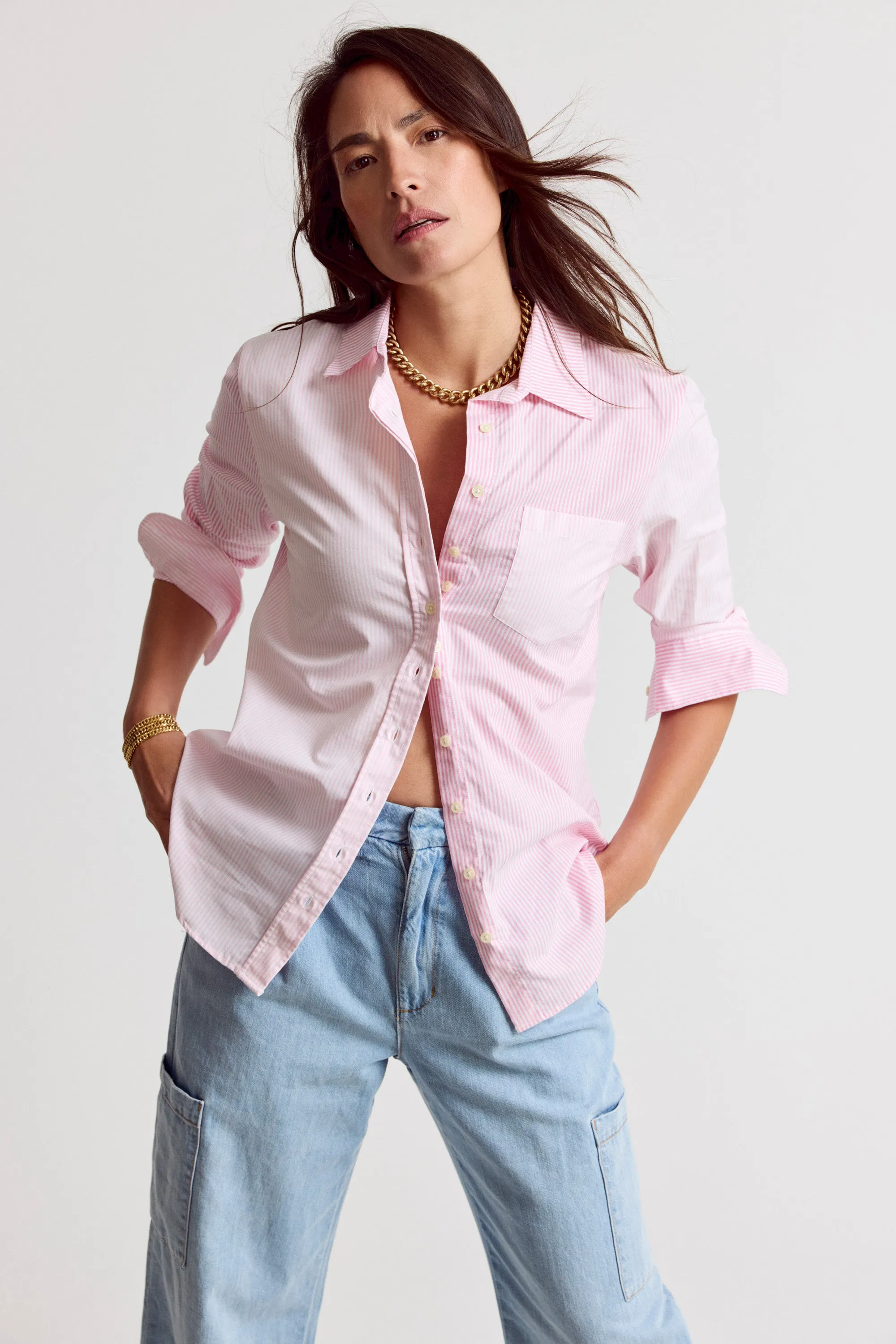 The Boyfriend Shirt w/ pocket