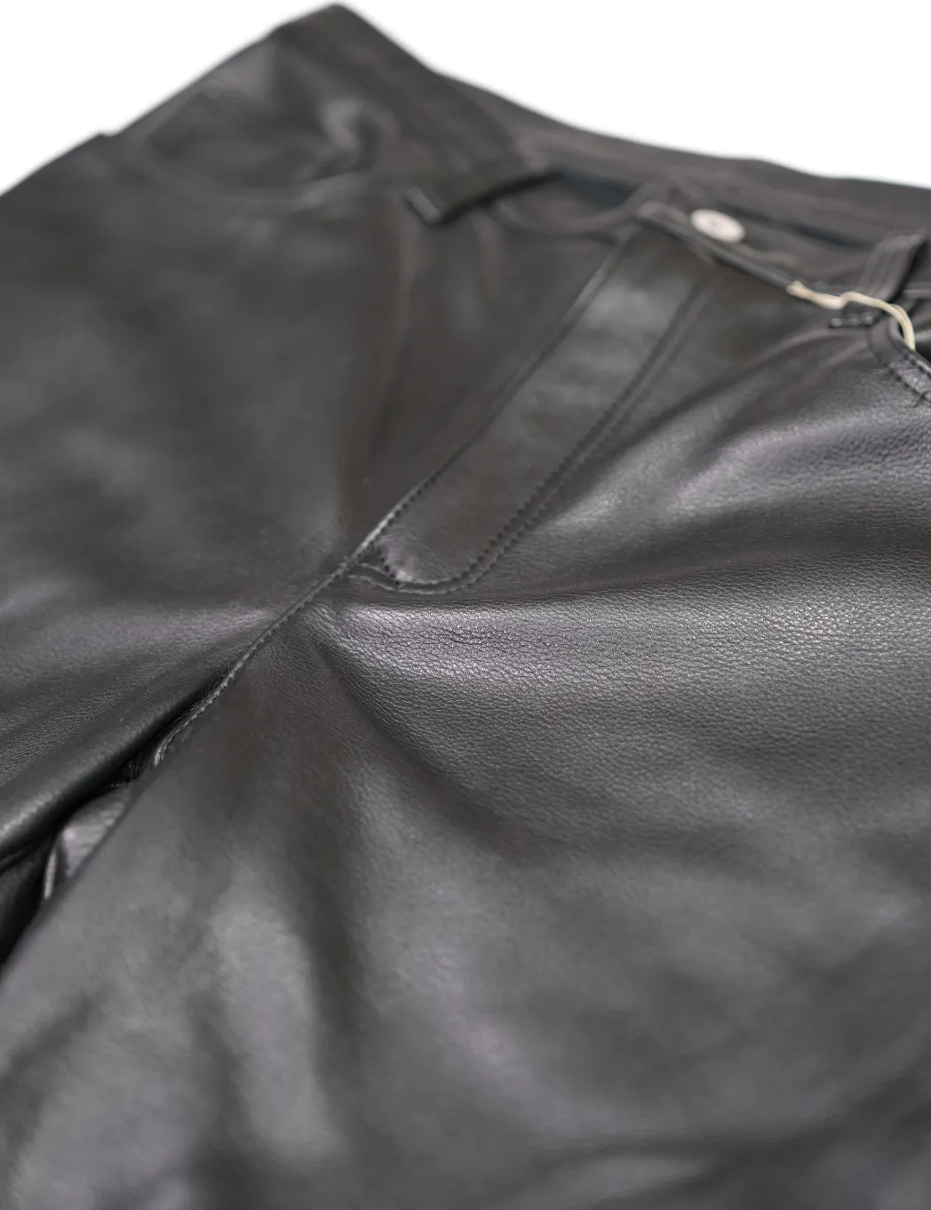 The Shop Vancouver Black Steerhide Leather Pants