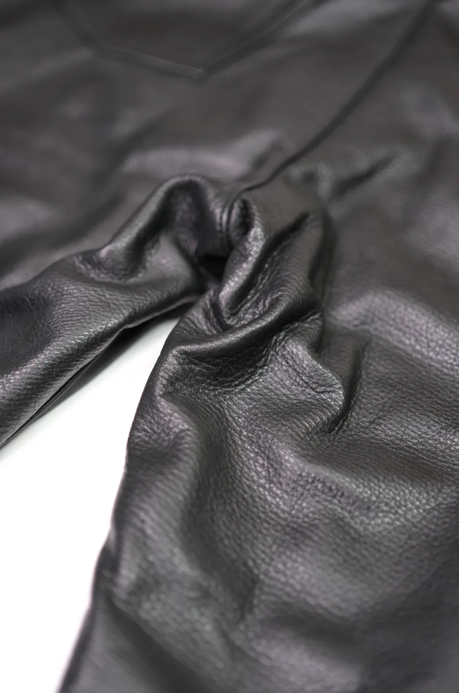 The Shop Vancouver Black Steerhide Leather Pants