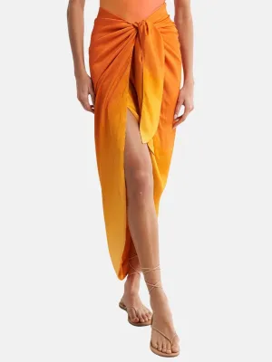 Tie Sarong Skirt Naranja