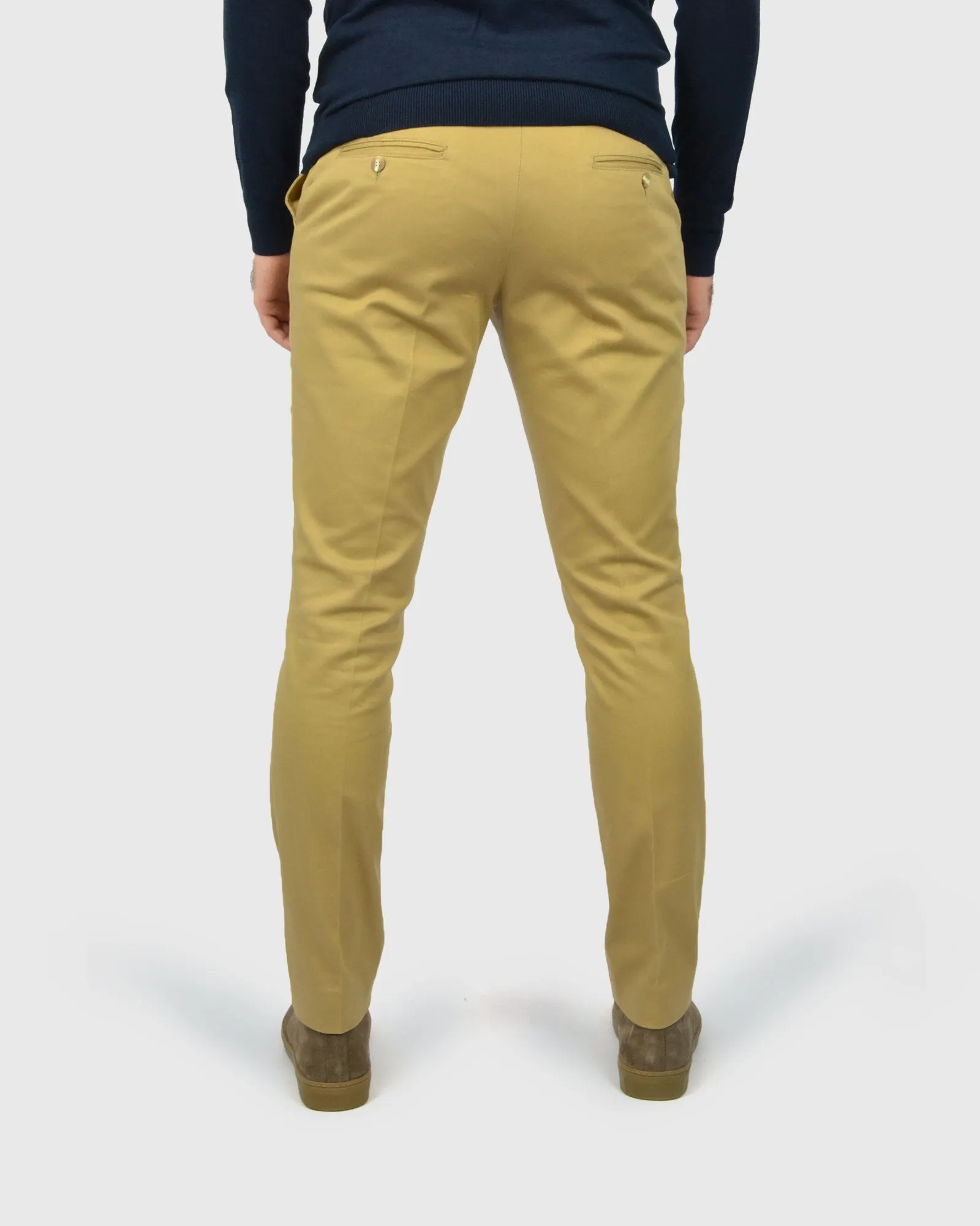 VINCENT & FRANKS S22VF8164 CAMEL SLIM TROUSER