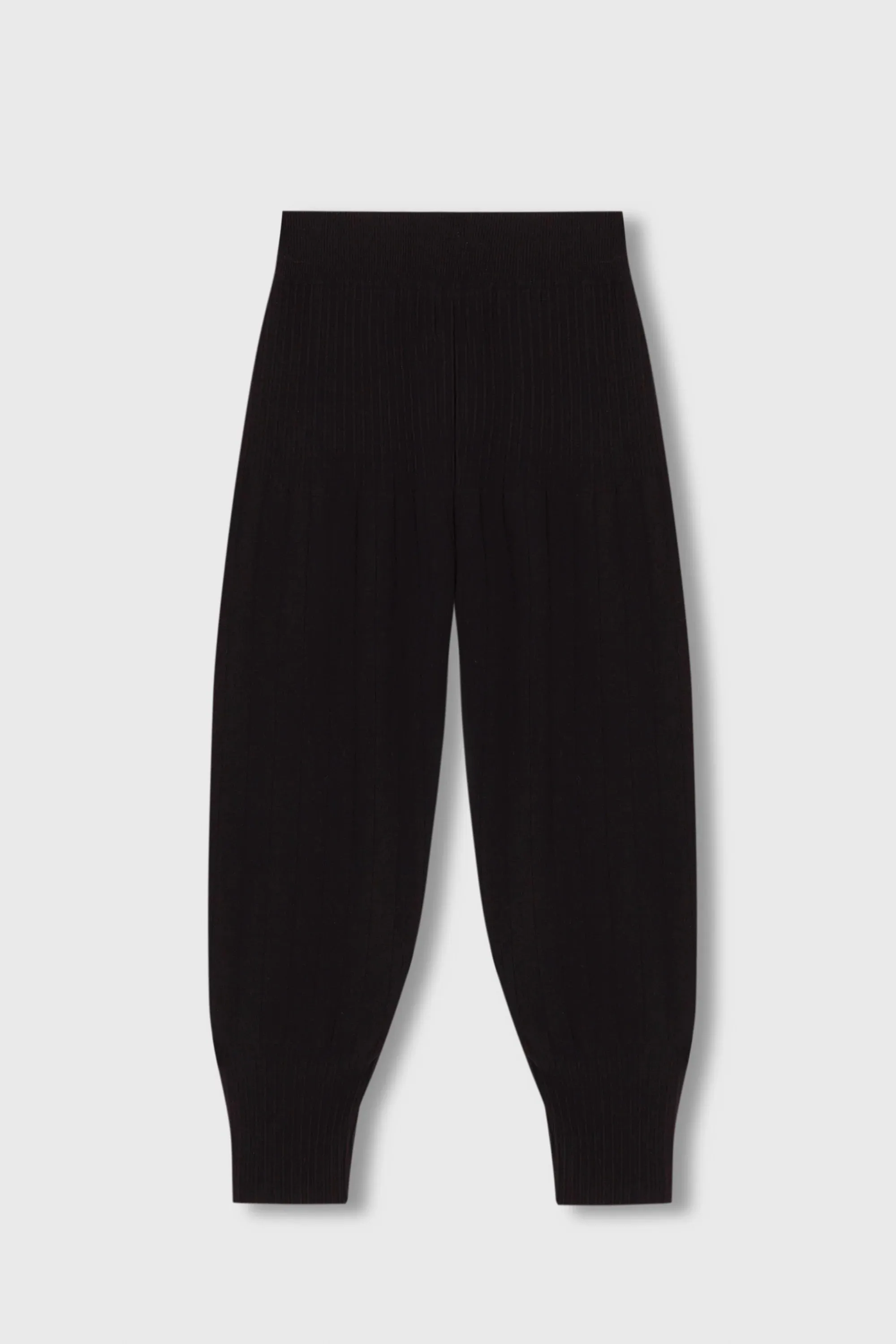 Viscose Pleated Pants - Black