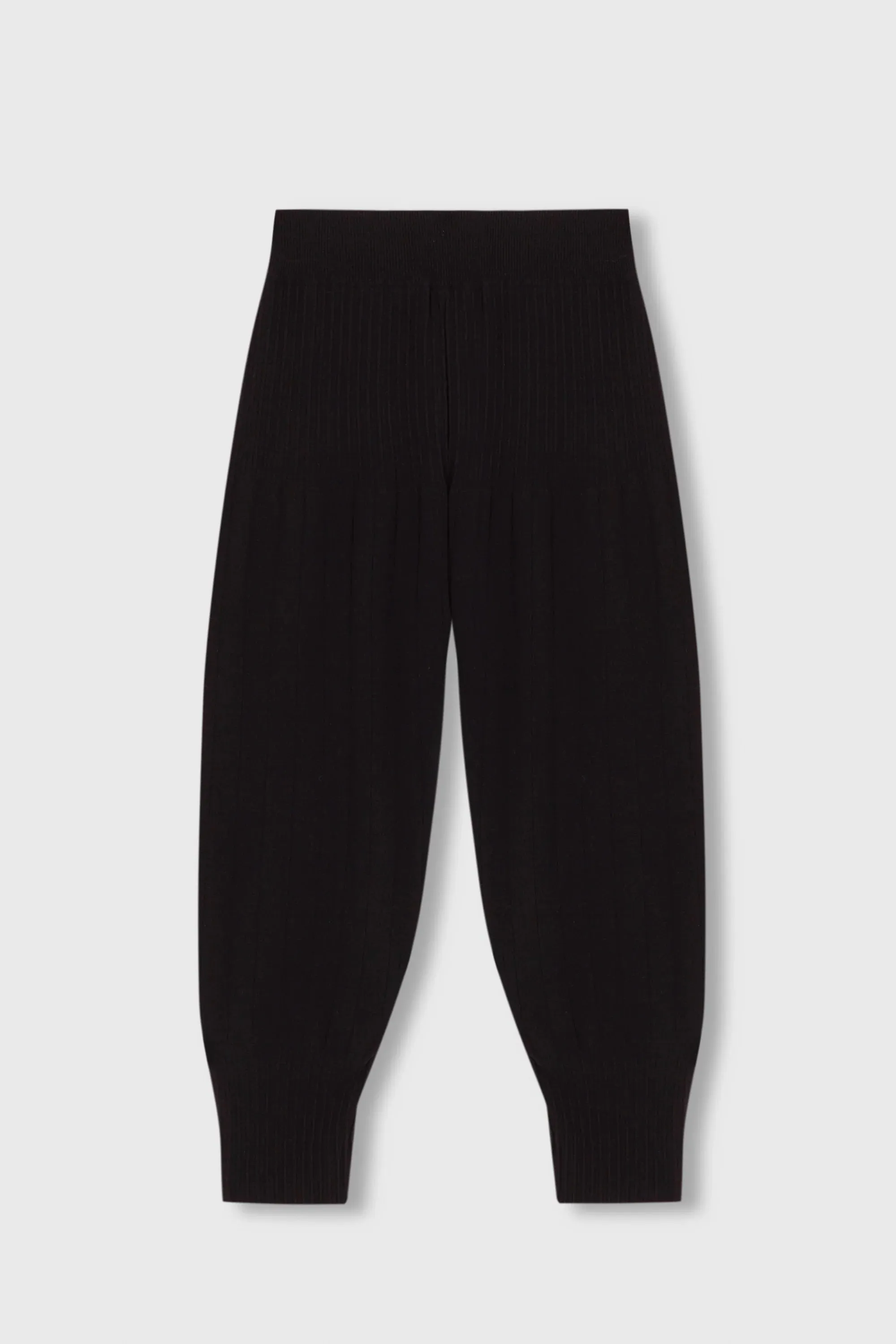 Viscose Pleated Pants - Black